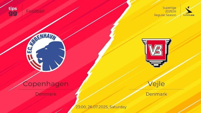 Trận Đấu Đặc Biệt- 23h00 ngày 26/7 Copenhagen vs Vejle 2 Trận Đấu Đặc Biệt: 23:0023h00 ngày 26/7: Copenhagen vs Vejle